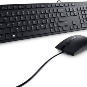 Dell Black Wired Keyboard and Mouse Combo